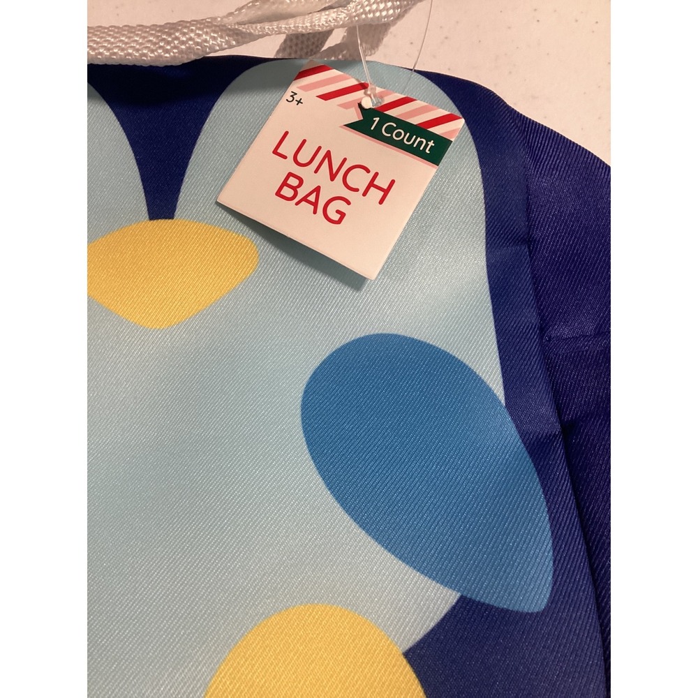 3-Penguin Kids Lunch Bag Insulated‎ Blue Childrens School Food Carrier New - Picture 2 of 3
